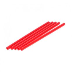 BÂTON À SUÇON EN PLASTIQUE ROUGE 4.5'' PQT/500