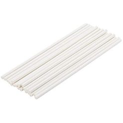 BATON À SUCON EN PLASTIQUE BLANC 6.5'' PQT/500