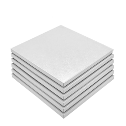 PLATEAU À GÂTEAU CARRÉ ARGENT