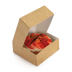 BOÎTE PÂTISSIÈRE À GÂTEAU KRAFT SANS FENÊTRE