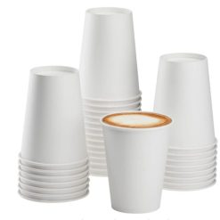 VERRE À CAFÉ SIMPLE PAROI BLANC 8 OZ PQT/50