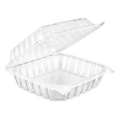 CONTENANT EN PLASTIQUE 8'' X 8'' PQT/50 CS/ 200